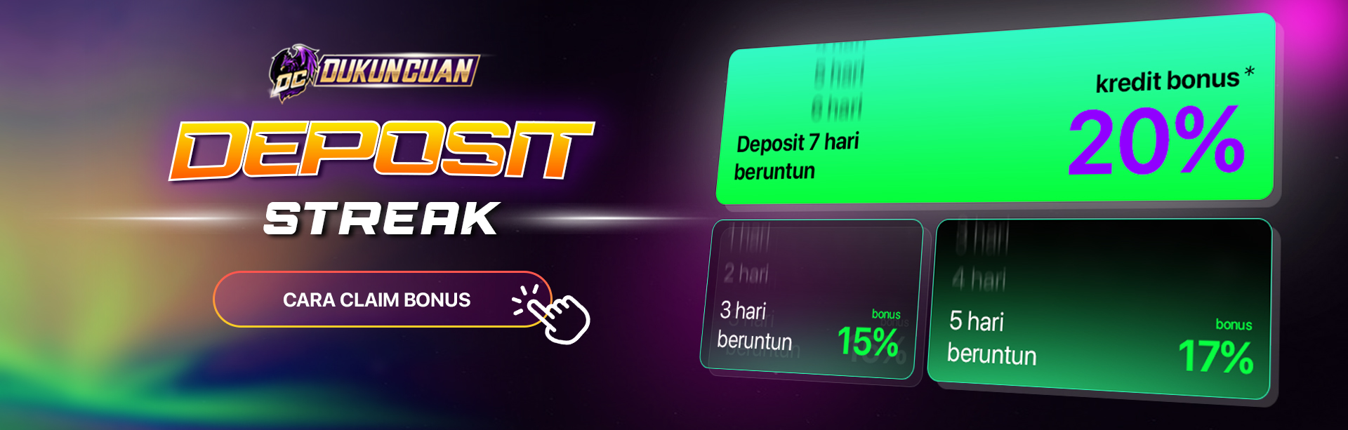 DEPOSIT STREAK CASHBACK 